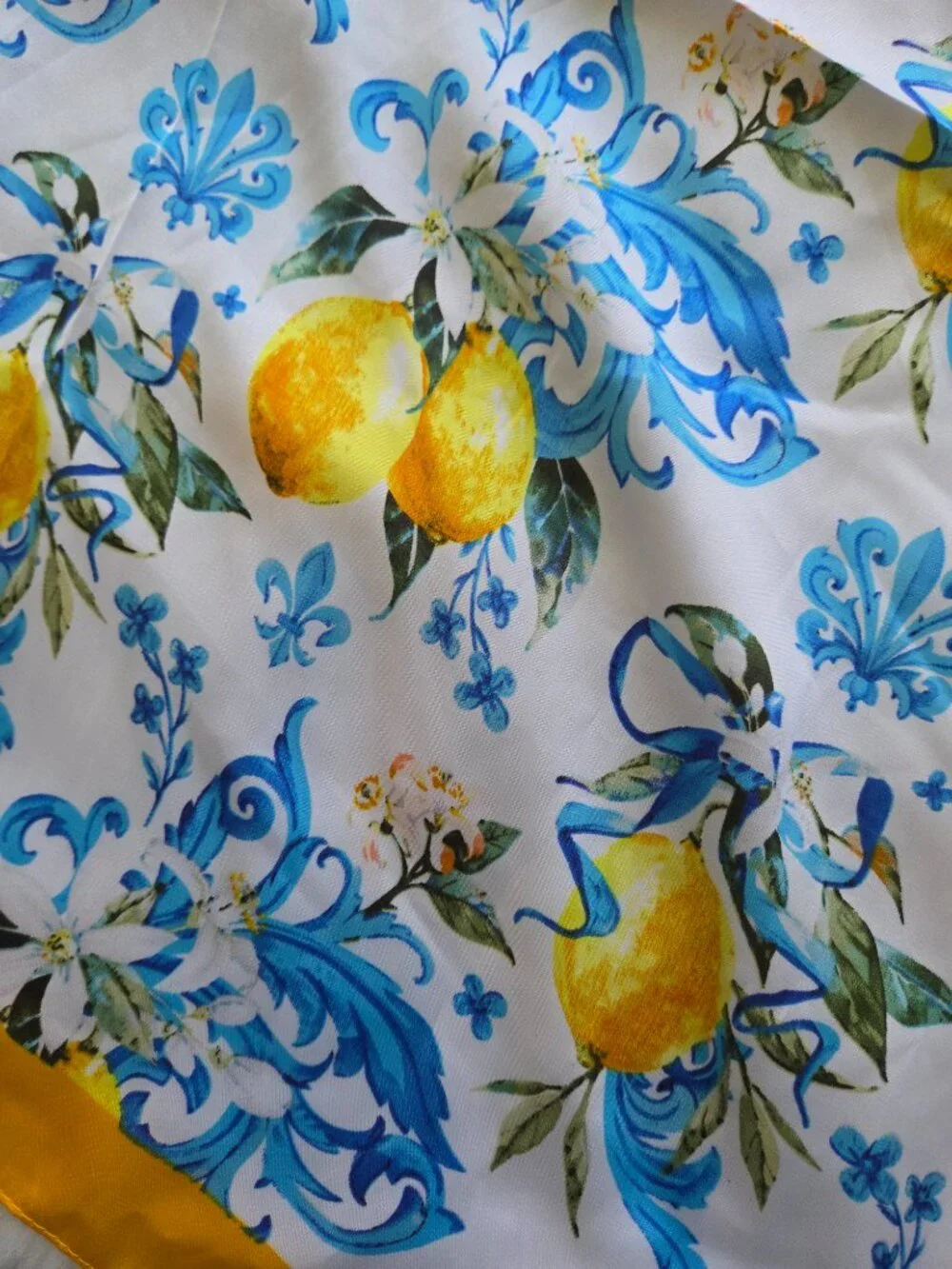 Lemon Square Scarf